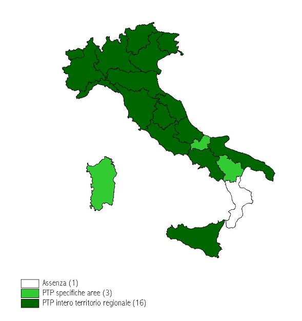 Fonte: Elaborazione APAT su dati del Ministero per i beni e le attività