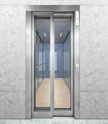 Un look impeccabile in ogni dettaglio Porte e quadro di manovra Porte di cabina e di piano Schindler 6300 è un ascensore di design in ogni dettaglio.