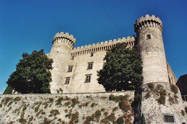L ARCHEOLOGIA Il monumento più conosciuto del Parco è il castello Orsini-Odescalchi di Bracciano ma meritano di essere visitati anche il Palazzo Altieri di Oriolo Romano, il Palazzo Giustiniani-