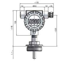 Collegamenti elettrici: Tipo: K Materiale: secondo il tipo di cavo Pressacavo: PG o metrico Protezione in ingresso: IP 55 (a richiesta IP 68) Temperatura di lavoro: -40 C 200 C Tipo: ALE Materiale: