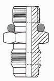 GAS (BSP) GAS/conico GAS/NPT Passaparete a saldare N I P P L I BSP GAS Filetto Misura 01NP... 01CC... 01GN.