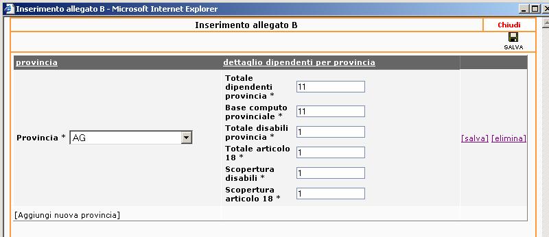 44), per visualizzare il data entry (fig.44). Inserire i dati presenti (fig.