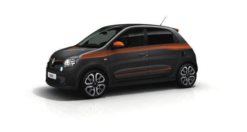 CARLAB Equipaggiamenti TWINGO GT Spicy Orange (VM) Cosmic Grey (VM) Nero Etoilé (VM) Laboratorio creativo Bianco Dreams (VO) 4 Flexicases (Biggy Closed: Vano portaoggetti plancia richiudibile; Handy