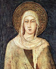 Nel 1212 Francesco fu raggiunto alla chiesetta della Porziuncola da Chiara di Assisi,