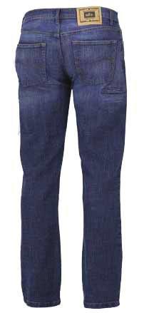 COTONE ELASTICIZZATO JEANS STRETCH RINFORZATO L ORIGINALE LEGGERO E MODAIOLO Vita regolabile con bottoni 8033 JEANS MINER (colore 040 blu) CE Rischi minimi Jeans