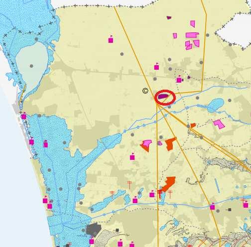 3.5 Sorgenti di rischio ambientale Figura 12. PTCP della Provincia di Napoli. Stralcio tav. A.05.0. Sorgenti di rischio ambientale 3.6 