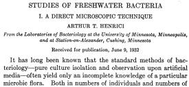 Biologia dei biofilm... J. Bacteriol. 25, 277-286 (1933) aus C. E.