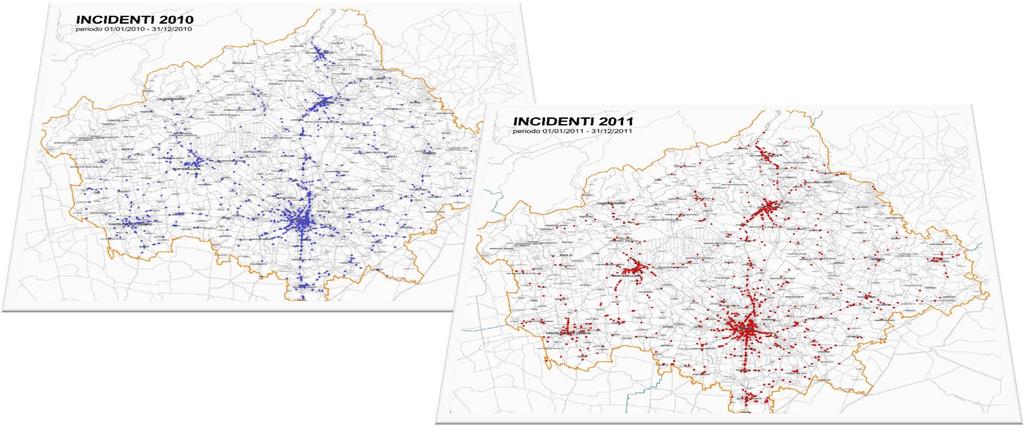 INCIDENTI CON FERITI 3444 persone