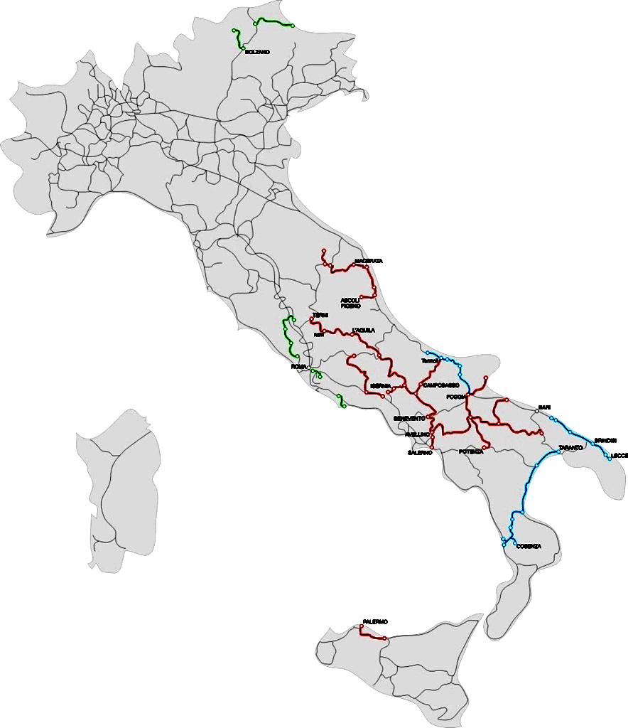 Referenze SCMT e SSC SCMT con encoder di stazione 443 Km in esercizio dal 2005 91 Armadi di Stazione 6 Armadi di Linea 489 Encoder LEU 3718 Balise SCMT con encoder da segnale