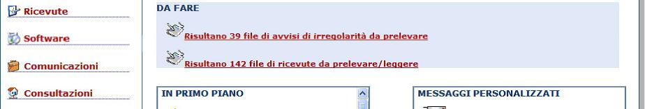 uffici i interessati i attraverso il canale Entratel L