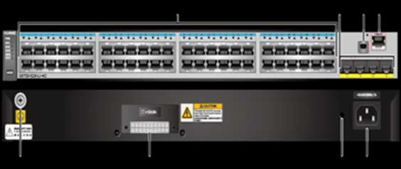 5.5.2 Switch Tipo 4 (layer 2 Ethernet 10/100/1000 Power Over Ethernet) Huawei S5700-52X-PWR-LI-AC Lo switch S5700-52X-PWR-LI-AC della serie S5700 fornisce forwarding performance fino a 132Mpps, 4096
