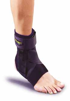 It provides all the benefits of a thermal neoprene support. Pulls on easily with nylon facing on both sides.
