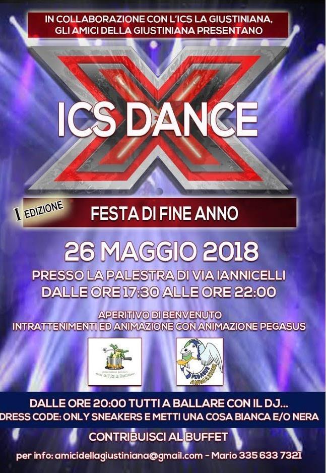 ICS Dance Per la prima volta gli Amici della Giustiniana hanno realizzato una festa di fine anno esclusivamente orientata ai bambini ed ai ragazzi.