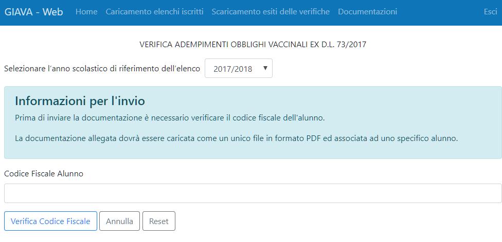 quanto di rispettiva competenza; in questo caso contattare l help desk GIAVA per segnalare l anomalia in modo da attivare le successive azioni. 3.