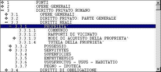 Thesaurus di BIA Una struttura dati che utilizza un vocabolario controllato, al fine di risolvere i