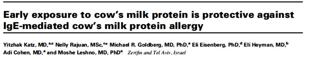 E corretto escludere gli studi osservazionali? J ALLERGY CLIN IMMUNOL JULY 2010 13.019 bambini Si tratta di uno studio osservazionale prospettico, di coorte.