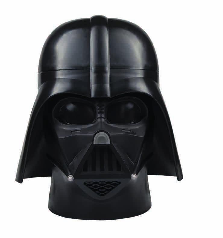 Bottiglia Star Wars nera con tappo sagomato Darth Vader Dimensioni: Ø 6,4 x 24,6 cm