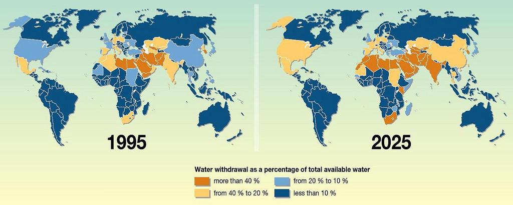 «Drivers» per la dissalazione Carenze idriche: Aumento della popolazione; Aumento del consumo pro capite di acqua; Cambiamenti