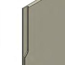 colonne anta unica TYPE DS VERTICAL SHAPED GRIP for lower doors
