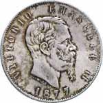 1690 1689 5 Lire 1877 R -