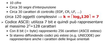 A.Gori - Fondamenti di informatica 19 A.Gori - Fondamenti di informatica 20 Quanti simboli binari occorrono per codificarli? A.Gori - Fondamenti di informatica 21 A.