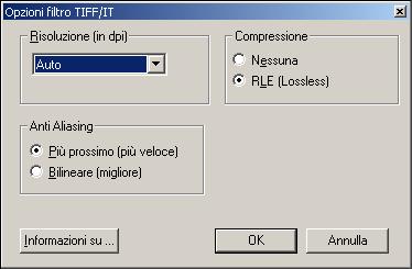 FILTRI DI HOT FOLDERS 92 PER UTILIZZARE IL FILTRO DA TIFF/IT A POSTSCRIPT 1 Seguire i passi da 1 a 4 della procedura Per selezionare le impostazioni relative ai filtri a pagina 80.