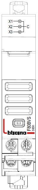 EMS BTDIN - Modulo di stato 5. CARATTERISTICHE GENERALI Marcatura parte frontale:. Marcatura per tampografia indelebile (linea rossa) e tramite laser.