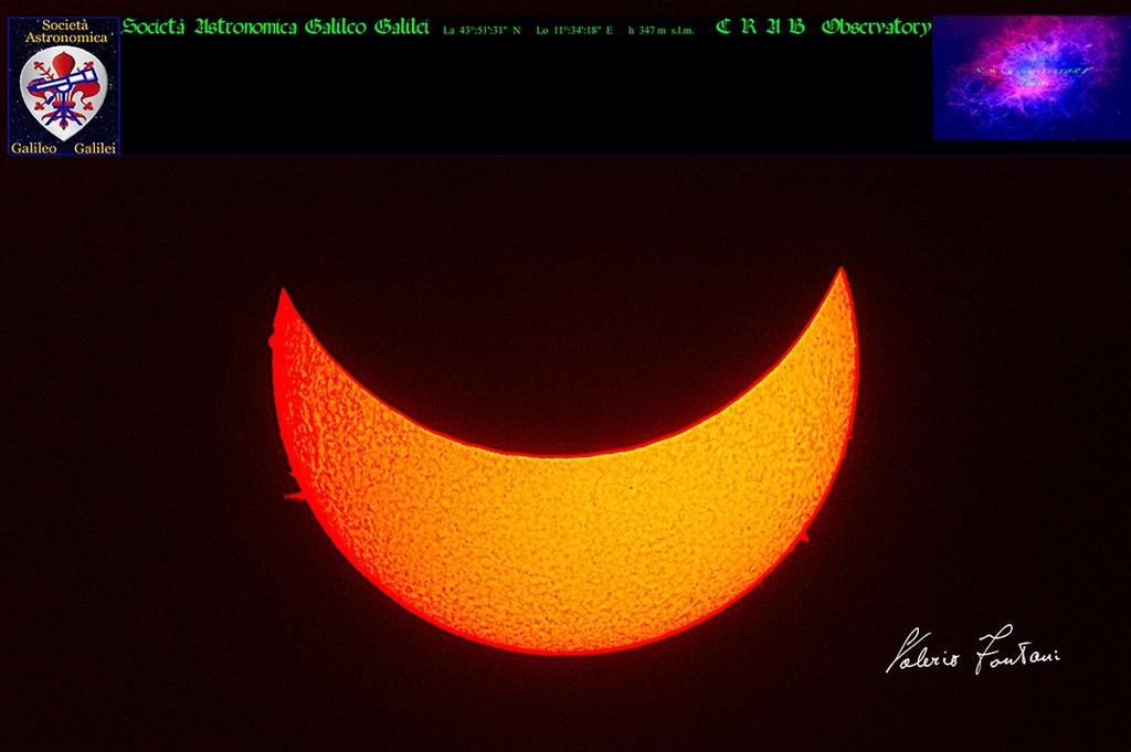 Eclisse parziale di Sole del 20 marzo 2015.