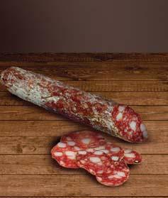 SALAME RUSTICO DI FILIERA AL VINO ROSSO CON CHIANTI COLLI SENESI DOCG AGLIO FRESCO, PEPE TELLICHERRY,