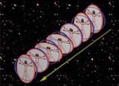 L'INTERFEROMETRO VIRGO A CASCINA Un'onda gravitazionale è quadrupolare e modifica le distanze lungo gli assi perpendicolari