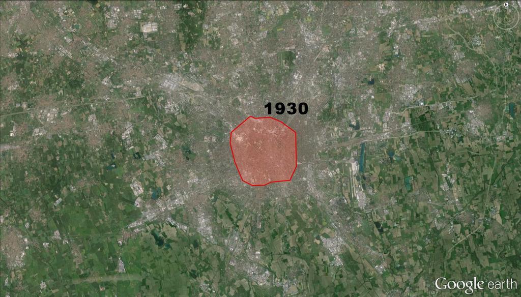 Crescita enorme dell urbanizzazione: il caso di Milano Là dove c era l erba, ora c