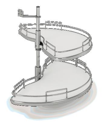 Cestello mezzaluna per angolo base