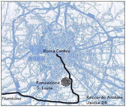 Dista circa 5 Km dal centro di Roma (Piazza Venezia) e circa 5 Km dal Grande Raccordo Anulare - Uscita n 24, Via Ardeatina, in direzione Roma centro.