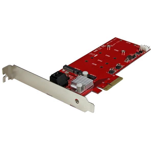 Scheda PCI Express Controller 2x M.2 NGFF SSD RAID con 2 Porte Sata III - PCIe Product ID: PEXM2SAT3422 Questa scheda controller RAID SSD M.2 consente di installare due unità M.