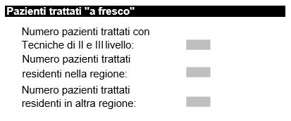 MANUALE DI COMPILAZIONE DEI CAMPI IN MEDITEX PER L ESPORTAZIONE CORRETTA DEL MODULO ATTIVITÀ E RISULTATI-TECNICHE II E III LIVELLO DELL ISS Il modulo in questione conta il numero di cicli di II e III