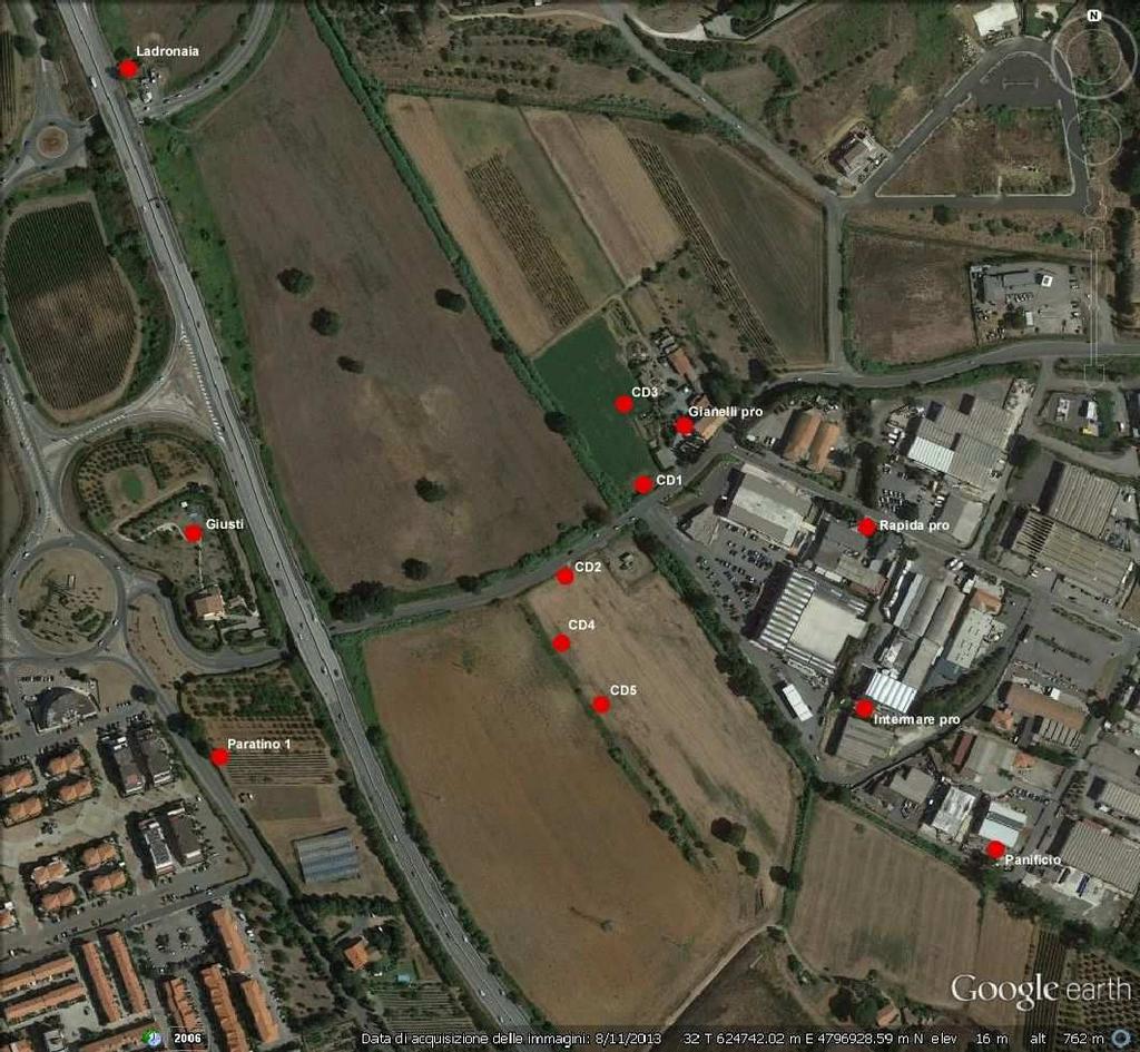 Le previsioni della modellizzazione, che indicava tale configurazione come la più adatta al massimo contenimento del trasferimento del contaminante dalle aree sorgenti verso la piana di Cecina, è