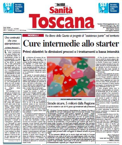 Approvazione linee di indirizzo alle aziende sanitarie ed alle Aree vaste e relativo piano operativo Parere Consiglio Regionale 34/2013 Sviluppo del Sistema Cure Intermedie al fine dell utilizzo