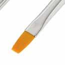 PENNELLI PER FINITURE FINISHING BRUSHES Pennello speciale per scrivere e per ritocchi. Realizzato in fibre sintetiche - Manico in Legno - Corto.