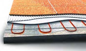 massetto autolivellante alta conducibilità termica isolante pavimentazione incollata serpentina riscaldante pavimentazione incollata autolivellante alta conducibilità termica cavo riscaldante