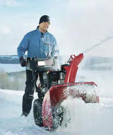 FACILITÀ DI AVVIAMENTO I motori Brigg & Stratton della serie Snow sono facili da avviare anche con i grandi freddi.