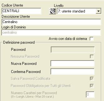 Bollettino 5.00-31 Nella colonna di sinistra sarà visualizzato il Nome Utente completo, mentre in quella di destra il nome di Login utilizzato per l accesso a Windows.