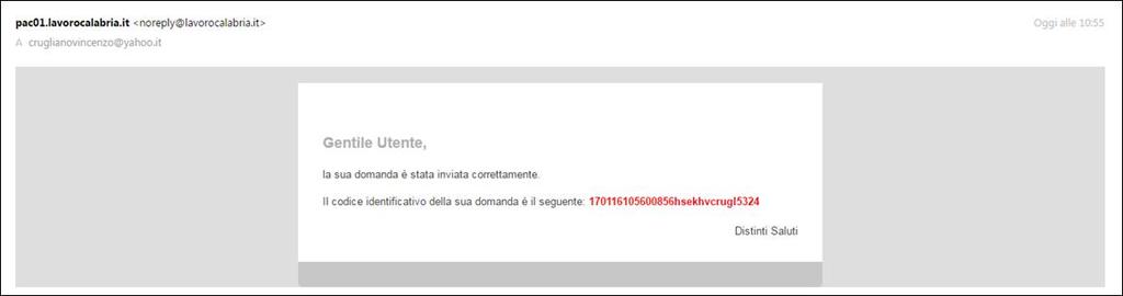 INVIO DELLA DOMANDA Al termine del procedimento di caricamento dei documenti richiesti, il Candidato potrà cliccare sul pulsante verde Invia.