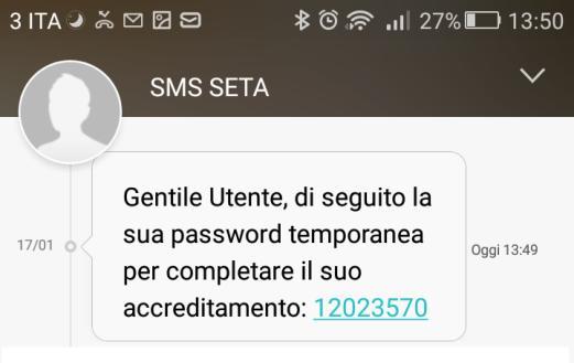 consentirà di validare la procedura di accreditamento.