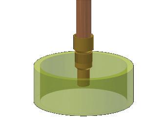 Blocchi di proiezione Le unità di proiezione collegate all'uscita coassiale delle unità VTEC o VE1B sono formate da: un blocco di proiezione una linea coassiale.