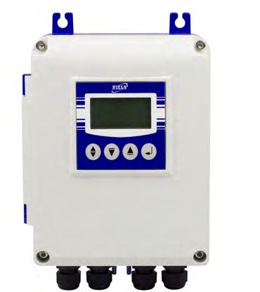 Versione da parete: Modello RIF010W Variabile misurata Custodia Alimentazione Installazione Uscite I/O Comunicazioni seriali Protocollo di comunicazione Display Programmazione Temperatura ambiente