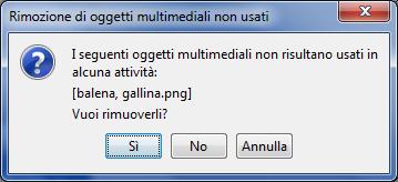 dovrebbero essere eliminati dalla libreria multimediale.