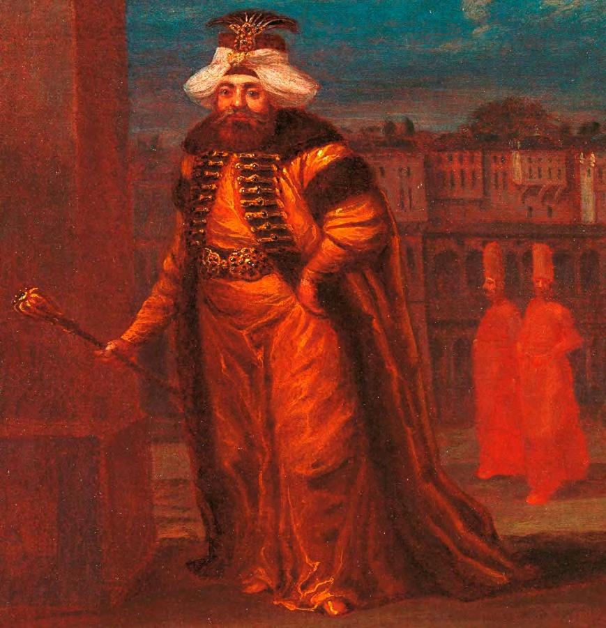 Jean Baptiste Van Mour (1671-1737) Sultan Mahmud I Non è il caso di soffermarmi sulle cariche pubbliche, esaminate dal Busenello che precisa di ciascuna funzioni e attribuzioni, quanto piuttosto sul