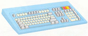 Tastiera: La tastiera serve per parlare col computer, infatti serve per inserire parole e dati nel PC.