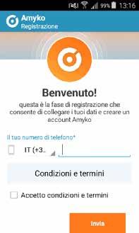 3 INSERISCI IL NUMERO DI TELEFONO SUL QUALE STAI INSTALLANDO