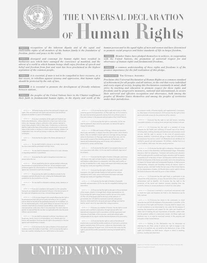 LE DICHIARAZIONI SUI DIRITTI DELL UOMO Dichiarazione universale dei diritti dell uomo (1948) Dichiarazione dei diritti del fanciullo (1959) Convenzione sui diritti dell infanzia e dell adolescenza